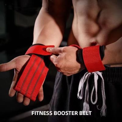 1 Pair Non-slip Weight Lifting Hand Wrist Belt Gym Lifting Nylon Strap Fitness Wrist Wrap Bodybuilding Dumbbell Barbell Exercise