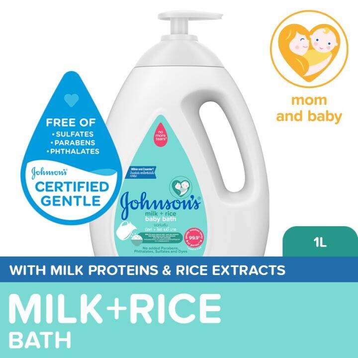 Johnson's Milk+Rice Bath 1000ml Lazada PH