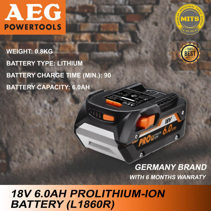 AEG BATTERY AND CHARGER ( Lazada PH