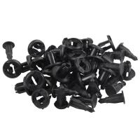 25 Pcs Plastic Push in Car Bumper Fender Door Rivets Clip 10mm Hole