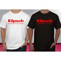 Klipsch Keepers Of The Sound Logo Black White Mens T-shirt