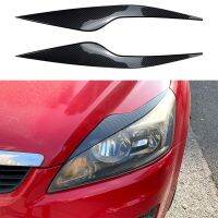 Headlight Eyebrows Eyelids Headlights Sticker For Ford Focus Mk2 Mk2.5 2008-2011 Exterior Cover Car-Styling Accessories ABS 2Pcs