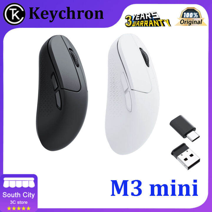 Keychron M3 mini wireless mouse small hand 55g wired Bluetooth three
