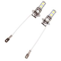 หลอดไฟหมอก 2x H3 5050 สีขาว 9 SMD LED Xenon DC12V ไฟตัดหมอกรถยนต์หลอดไฟ LED หลอดไฟ LED 6500K