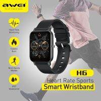 Awei H6 Smart Watch Fitness Tracker For Woman For Mobile Phones ip67 Build in Blood Pressure Health Tracker Sport Sleep Data Mag