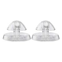 4 Pcs Snail Trap for Fish Tank Aquarium Plastic Clear Snail Trap Aquarium Plants Planarian Leech Catcher 6cm