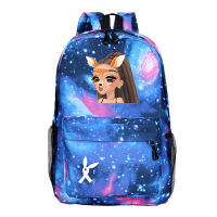 2021Galaxy Ariana Grande Backpack Teenagers Student School Bag Boys Girls Bookbag Child Cartoon Bag Men Women Travel Rucksack Gift