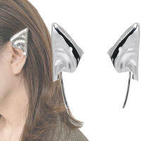 Cyberpunk Elf Ear Prop โลหะคลิปหูยอดนิยม Punk Unisex Earwear Masquerade Party เครื่องประดับ Accessories