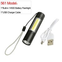 5000LM Senter LED USB Baterai isi ulang Powerfull T6 obor Side COB ekor cahaya magnet Cahaya Kerja