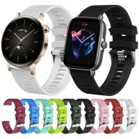 卍❉♠ 20mm Easyfit Sport Silicone Strap For Amazfit GTS 3 2e/Bip S U Band For HUAWEI WATCH GT 3 GT2 42mm Bracelet Watchband Accessorie