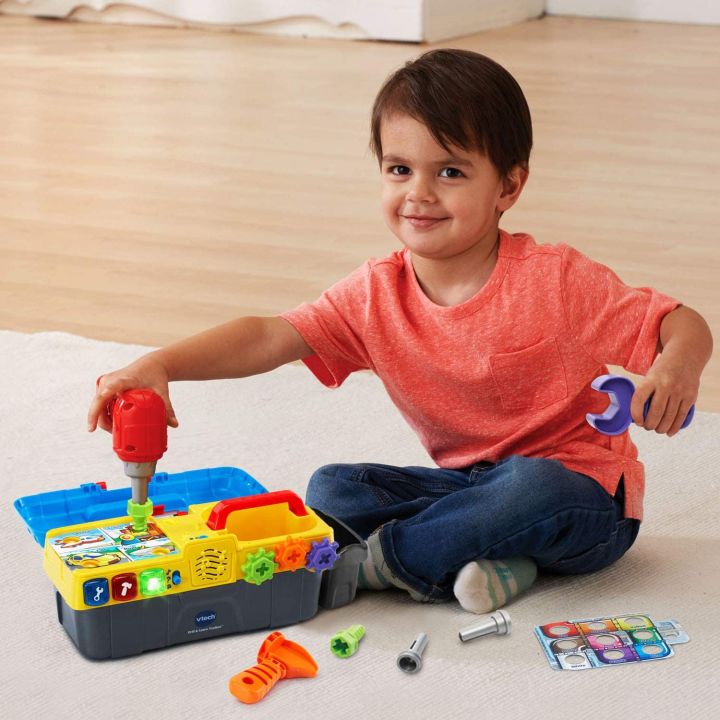 นำเข้า-vtech-drill-and-learn-toolbox-with-working-drill-and-tools-ราคา-1-890-บาท