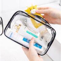 1PCS Transparent Makeup Bag Women Cosmetic Bag PVC Travel Organizer Clear Beauty Case Toiletry Wash Waterproof Storage Bag