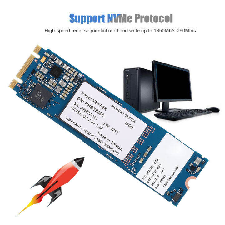 Module Adapter for Optane Memory Module 16GB PCIe NVMe M.2 2280 3D ...