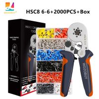 [HOT ZHKKZZLWWG 510] Wire Terminal Ferrule Crimping Tool HSC8 6 6/6 4A Self Adjusting Ratchet Crimping Device Cable Specification AWG23 10/23 7