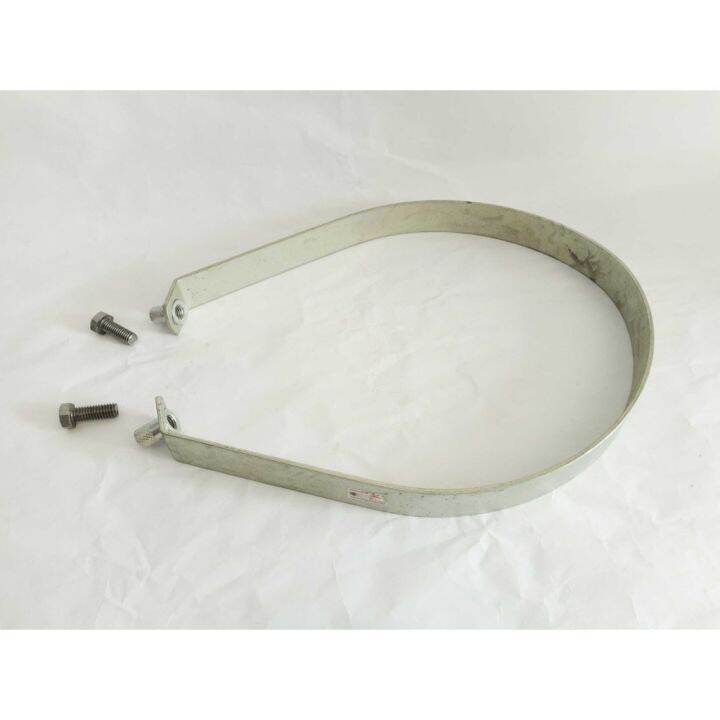 Ana 8" pipe metal saddle with bolt and nut washer set plumbing upvc pvc