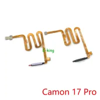 สําหรับ Tecno Camon 17 Pro 17P 18 Premier 12 Air CH9 CG6 เครื่องอ่านลายนิ้วมือ Touch ID เซนเซอร์ Return Key ปุ่มโฮม Flex Cable