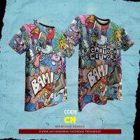 การ์ตูนเน็ตเวิร์คเสื้อระเหิด XS-3XL