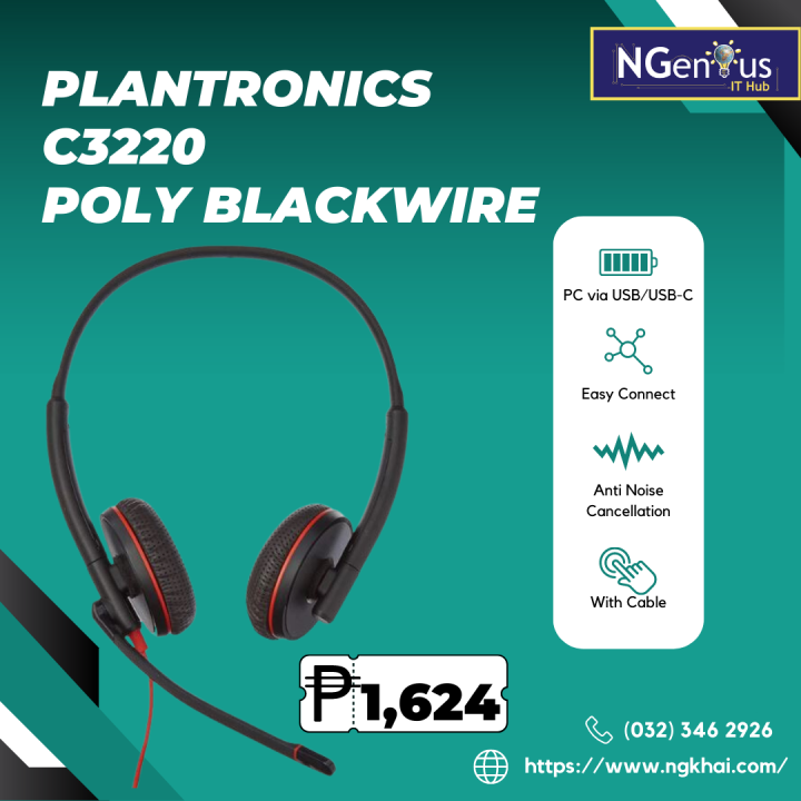 Plantronics C Poly Blackwire Usb A Lazada Ph