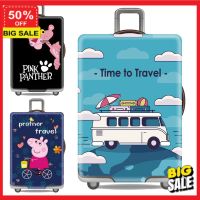 suitcase cover ผ้าคลุมกระเป๋าเดินทาง luggage cover 【น่ารัก/แฟชั่น】 แบบผ้า ยืดหยุ่นสู ผ้าหนา  18-32 นิ้ว หนาพิเศษ อุปกรณ์เสริมกระเป๋าเดินทาง ถุงคลุมกระเป๋าเดินทาง ทนทาน กันรอยกระเป๋าของคุณ