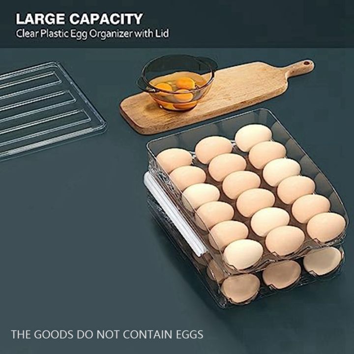 2layer-egg-holder-for-refrigerator-automatic-rolling-egg-storage-box-clear-plastic-egg-container-organizer-bin-with-lids