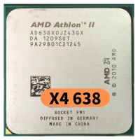 AMD Athlon II X4 638 2.7 GHz Quad-Core CPU Processor AD638XOJZ43GX ซ็อกเก็ต FM1 X4638 X4-638