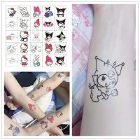 ✕✳❐ SANRIO สติกเกอร์รอยสัก ลายการ์ตูนคิตตี้ เมโลดี้น่ารัก กันน้ํา ติดทนนาน สําหรับนักเรียนผู้หญิง 25 แผ่น