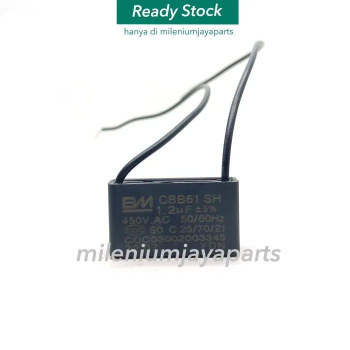 Kapasitor Kipas Angin 1.2 mikro / Capasitor Fan 1,2 uf / Onderdil