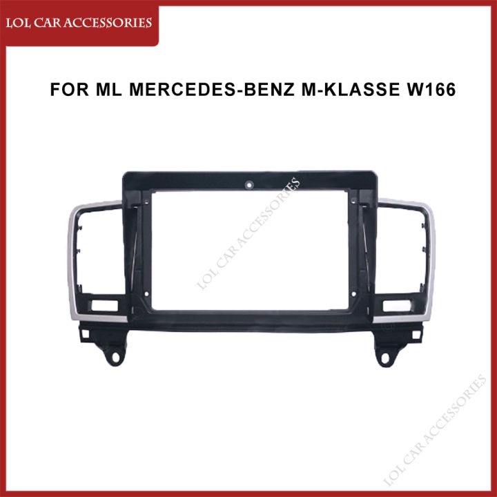 9นิ้วสำหรับ ML Mercedes-Benz M-Klasse W166รถวิทยุ Android สเตอริโอ MP5เครื่องเล่น2 Din หัวหน้าหน่วยป้าย Dash ปกปลอกกรอบ