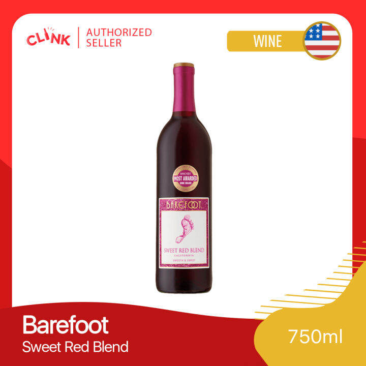 Barefoot California Sweet Red Blend Red Wine 750ml Lazada PH