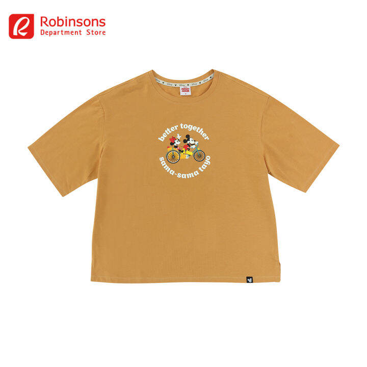 Character Girls Teens Printed Cotton Oversized T-Shirt - (Orange ...