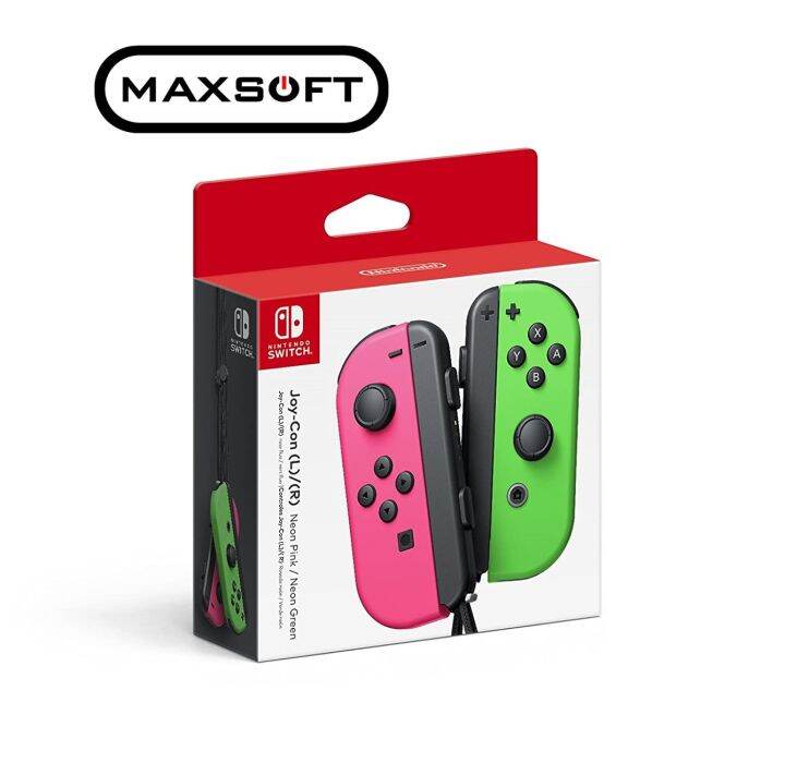 green joy cons nintendo switch