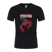 Marvel Spiderman Quality 100 Cotton Men Tshirt Soild Male Tees T Shirt For Men Gildan Spot 100% Cotton
