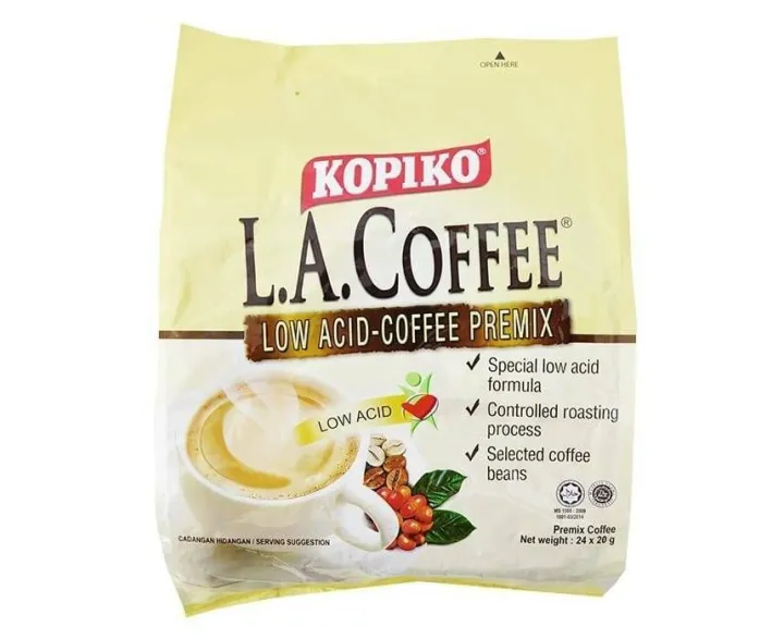 Kopiko L.A. Coffee 3in1 Instant Coffee 24X20G Lazada