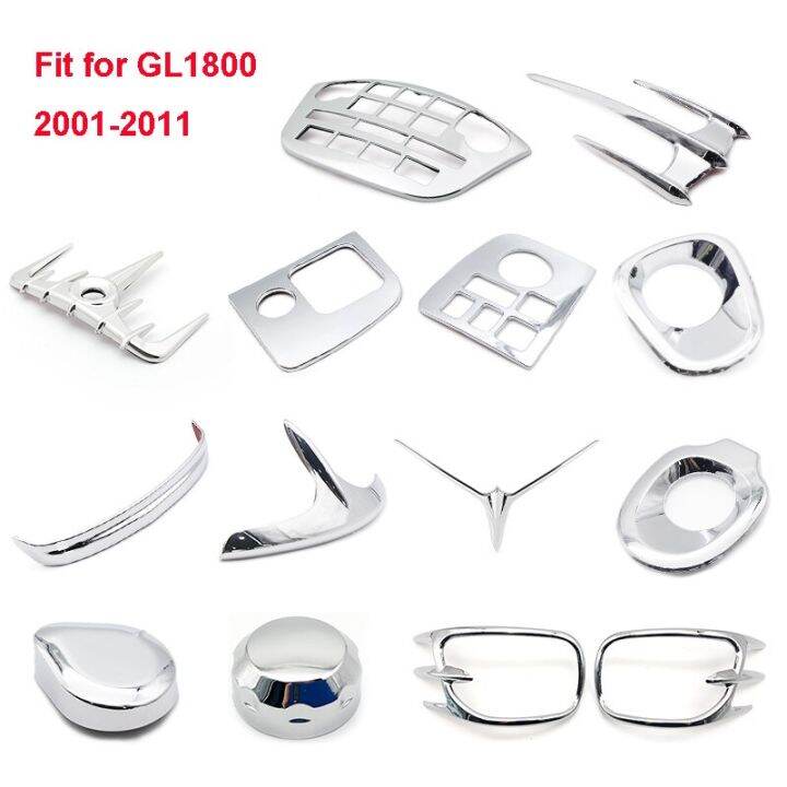 gl1800โครเมี่ยมของมอเตอร์ไซค์กรอบภายนอกของฮอนด้า-goldwing-gl1800-2001-2-03-04-05-06-07-09-2010