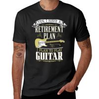 2023 NewGuitar-Refriend Plan เสื้อยืดสั้นเสื้อยืดเสื้อผ้าน่ารัก Plus ขนาดเสื้อผู้ชายผ้าฝ้ายเสื้อยืด