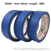 ✲❣❐ adhesive tape blue ribbon paint masking tape easy to tear not sticky 5/10/15/20/30/50mm home decoration tape Spray paint tape