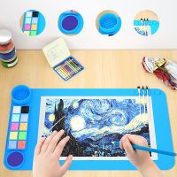 【CC】 19.6x11 Inch Swater Media Non-Stick Silicone Painting Ink Blending Watercoloring Stamping Crafting