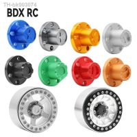 ▽ Metal 1.9 2.2 quot; Wheel Rim Center Dust Cap 6 Holes for 1/10 RC Crawler Axial SCX10 TRX4 D90 Wheel Hub Caps Upgrade Parts