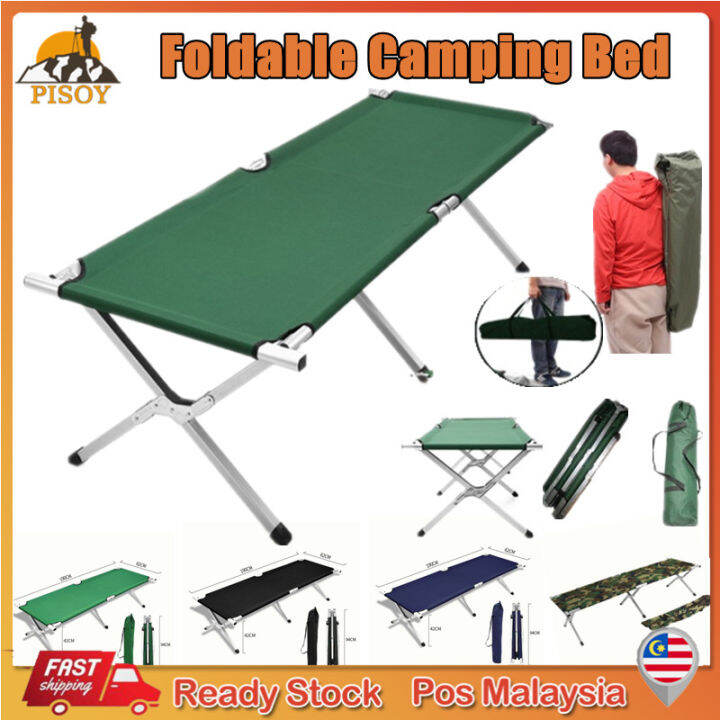 Foldable Camping Bed Cot Portable Folding Foldable Travel Cot Bed