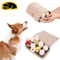 ⚡ส่งจากไทย⚡C270 พรมฝึกดมกลิ่นหาของสุนัขเล่นเองได้   Eggs Box Snuffle Toy ฝึกทักษะการดมการหา ไม่ให้เหงาหรือเบื่อ ซักได