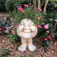 onlcicn Add a Magical Touch to Your Garden with this Unique Muggle Head Planter!