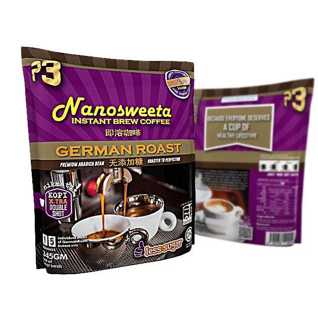 P3 Nanosweeta German Roast Coffee Lazada