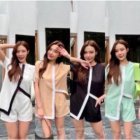 Basic twotone set?(440฿ฟรีส่ง) เซททูโทนบอกเลยว่าใส่แล้วสวยดูแพงมากก เป็นชุดที่ดูดีสไตล์ลูกคุณหนูจริงๆ ดูเรียบๆแต่โดดเด่น