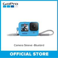 GoPro Sleeve + Lanyard  ปลอกแขน + สายคล้อง ( HERO 12/11/10/9 สีดำ) สีน้ำเงินป้องกันจากรอยขีดข่วนโดยไม่ต้องเพิ่มจำนวนมาก[GoPro Lifestyle]