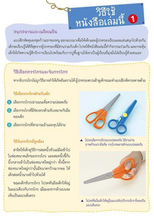 แบบฝึกหัด-kumon-ชุดก้าวแรกของหนู-มาตัดกระดาษกันเถอะ-อาหารจานสนุก