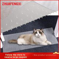 ZHUAFENGXI แผ่นพรมปูพื้นพลาสติกเครื่องป้องกันพรมแมวใสสำหรับกันรอยขีดข่วนพรมโปร่งแสง