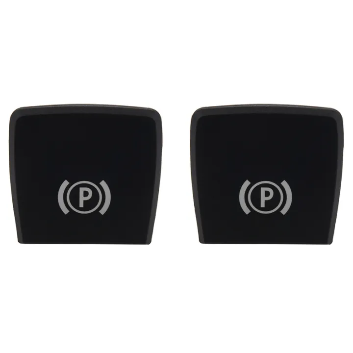 2X Car Parking Brake Hand Brake P Button Switch Cover for BMW X5 E70