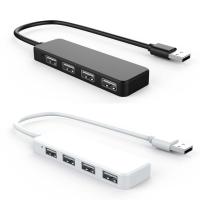 [HOT HAIXWLXKWW 589] USB 2.0 4พอร์ต Hub Extension Splitter Adapter สำหรับเครื่องชาร์จแล็ปท็อป Drop Shipping