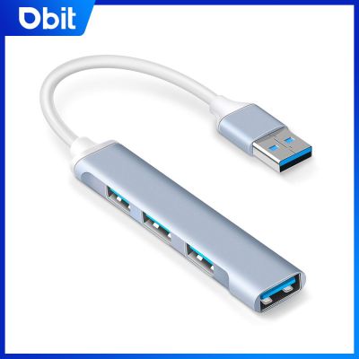 แท่นวางมือถือจุดรวมยูเอสบีขนาดเล็ก DBIT,USB3.0 4พอร์ต/2.0อะแดปเตอร์,ฮับ USB แบบพกพาที่บางเฉียบสำหรับแล็ปท็อป/เดสก์ท็อป/ทีวีฯลฯ