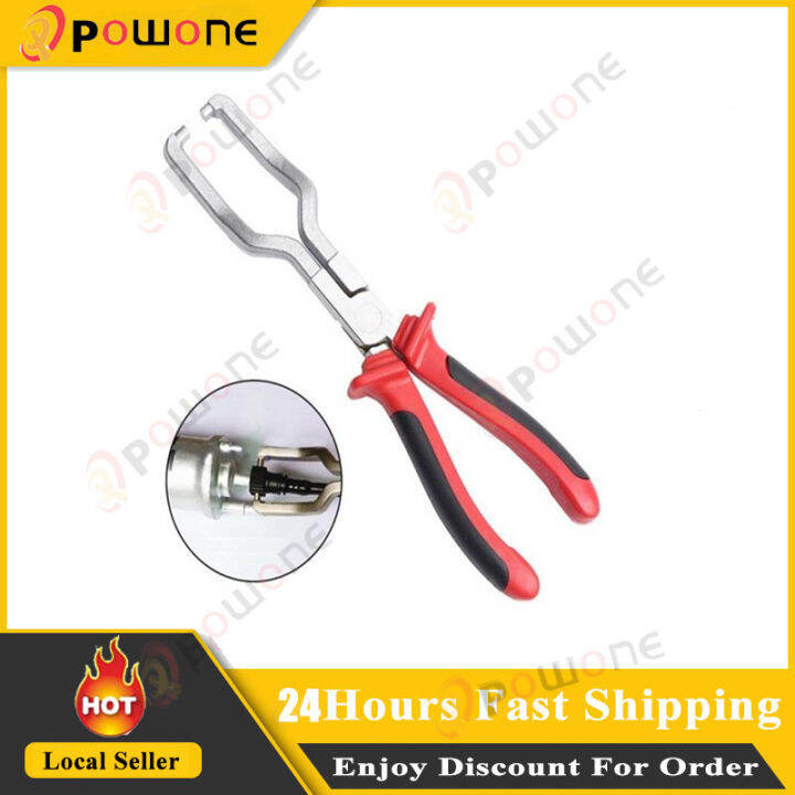 POWONE Fuel Line Clip Pipe Plier Disconnect Removal Tool Car Hose Clamp